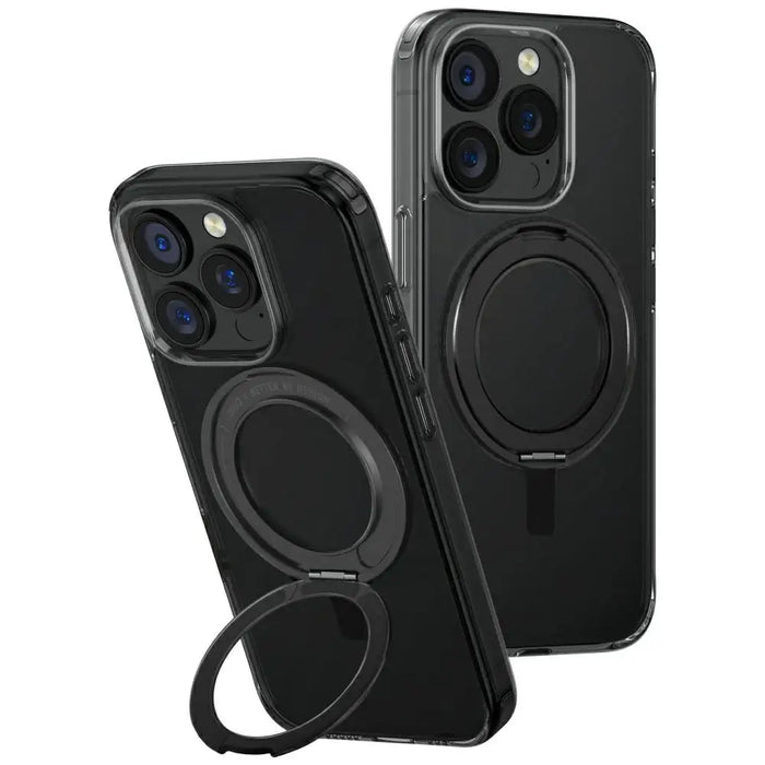 Uniq Swivix 360 Rotating Kickstand Case for iPhone 16 Pro - Black - Cell phone cases and covers<<<HurtelXML