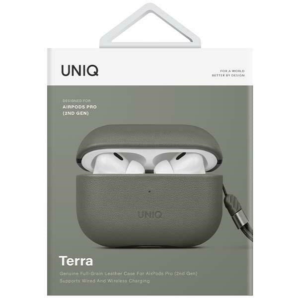 Uniq Terra case for AirPods Pro 2nd gen - green - Cell phone cases and covers<<<HurtelXML