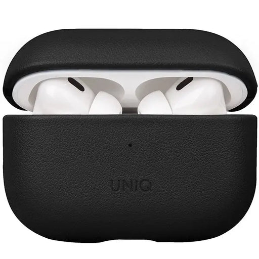 Uniq Terra Genuine Leather case for AirPods Pro 2 - black - Cell phone cases and covers<<<HurtelXML
