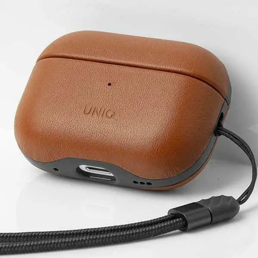 Uniq Terra Genuine Leather case for AirPods Pro 2 - brown - Cell phone cases and covers<<<HurtelXML