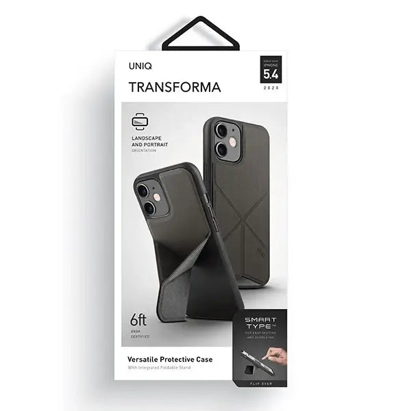 Uniq Transforma case for iPhone 12 mini - gray - Cell phone cases and covers<<<HurtelXML