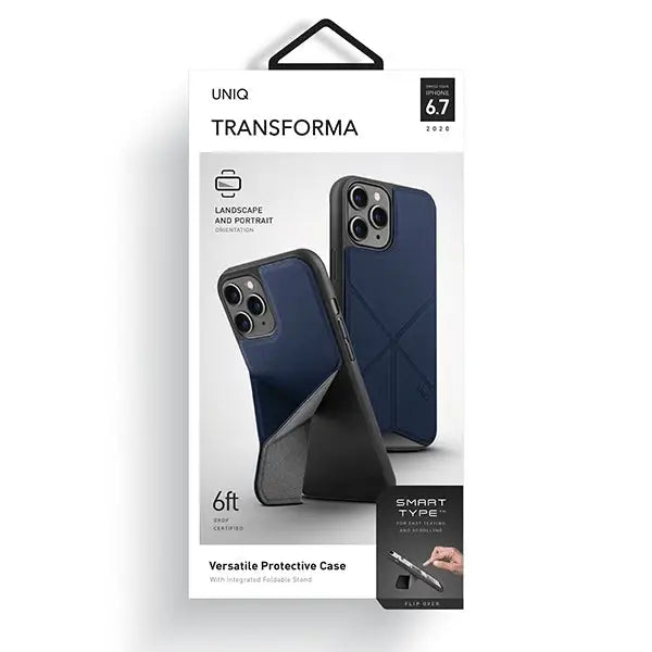 Uniq Transforma case for iPhone 12 Pro Max - blue - Cell phone cases and covers<<<HurtelXML