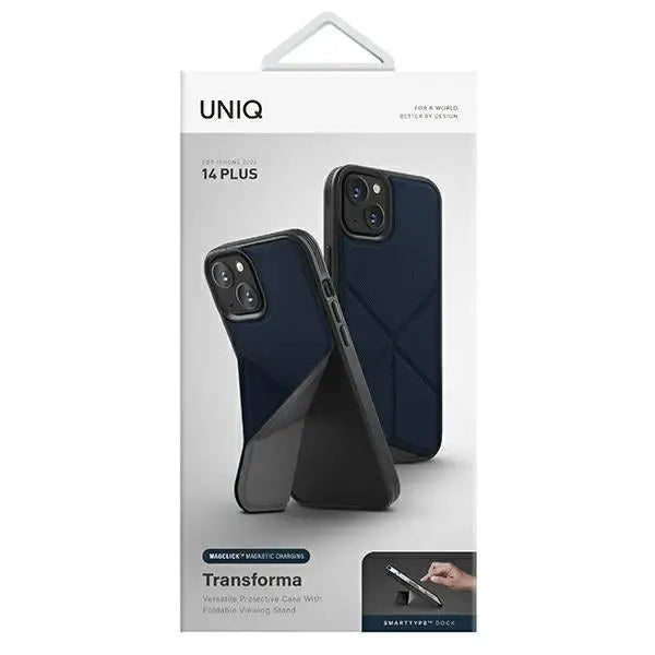 Uniq Transforma Magclick Charging case for iPhone 14 Plus - blue - Cell phone cases and covers<<<HurtelXML