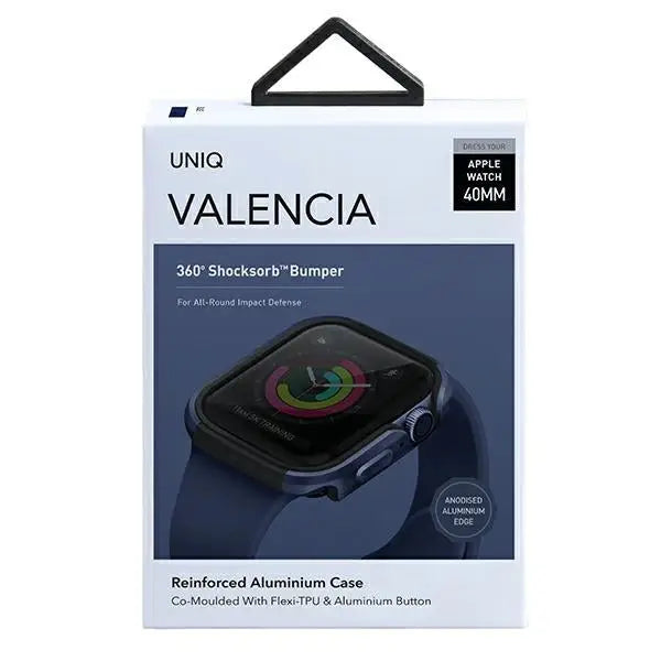 Uniq Valencia case for Apple Watch 4 / 5 / 6 / SE 40mm - blue - Other cell phone equipment<<<HurtelXML