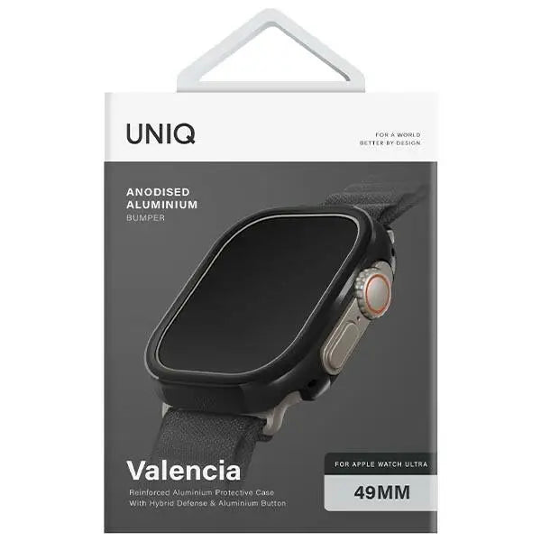 Uniq Valencia case for Apple Watch Ultra 49 mm - black - Cell phone cases and covers<<<HurtelXML