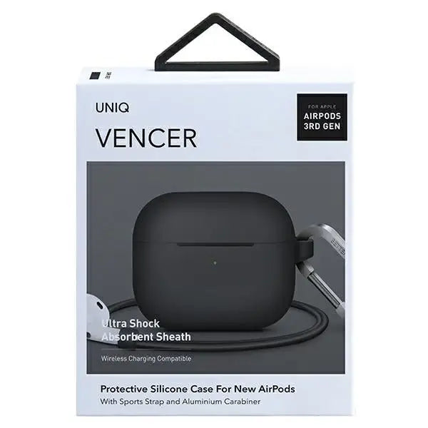 Uniq Vencer Silicone case for AirPods 3 - gray - Cell phone cases and covers<<<HurtelXML
