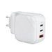 Uniq Verge Pro 66W GaN USB-C wall charger - white - Cell phone USB charger<<<HurtelXML