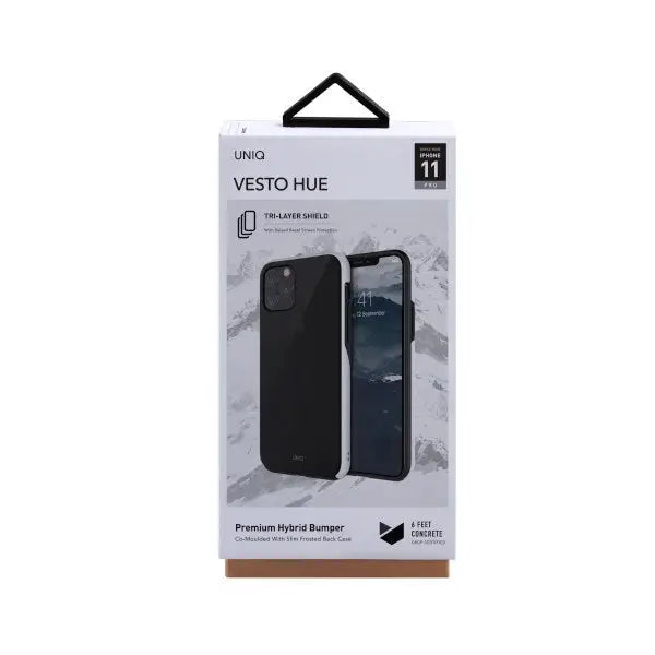 Uniq Vesto Hue case for iPhone 11 Pro - black and white - Cell phone cases and covers<<<HurtelXML