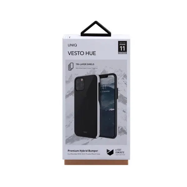 Uniq Vesto Hue case for iPhone 11 Pro Max - black and white - Cell phone cases and covers<<<HurtelXML