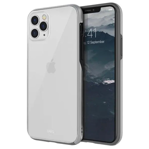 Uniq Vesto Hue case for iPhone 11 Pro Max - transparent and silver - Cell phone cases and covers<<<HurtelXML