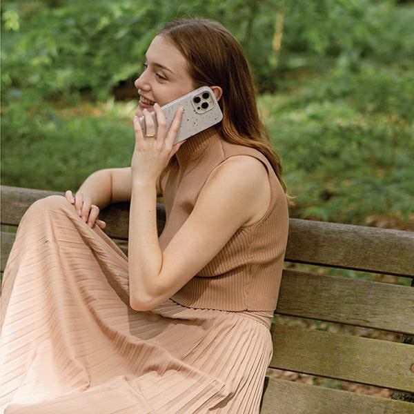 Uniq Coehl Terrazzo case for iPhone 14 Pro - sand