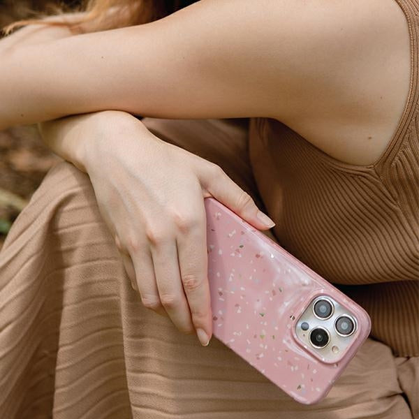 Uniq Coehl Terrazzo case for iPhone 14 Pro Max - sand