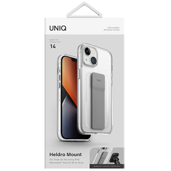 Uniq Heldro Mount case for iPhone 14 - transparent
