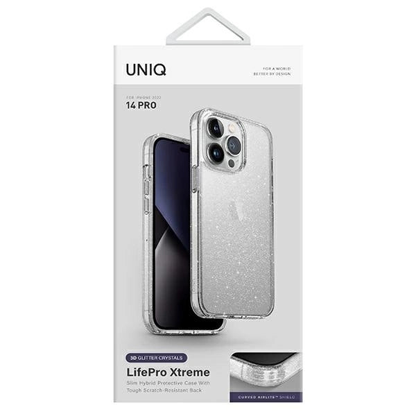 Калъф Uniq LifePro Xtreme за iPhone 14 Pro - прозрачен и сребрист