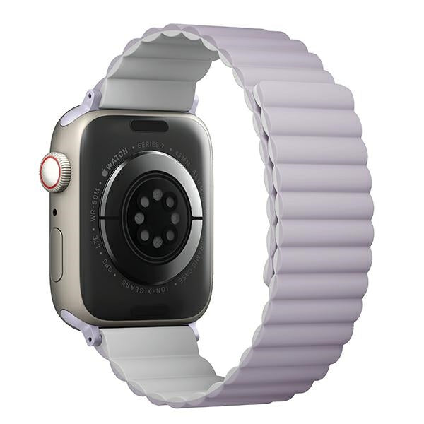 Uniq Revix strap for Apple Watch 1/2/3/4/5/6/7/8/SE/SE2 38/40/41mm - lilac and white