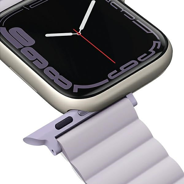 Uniq Revix strap for Apple Watch 1/2/3/4/5/6/7/8/SE/SE2 38/40/41mm - lilac and white