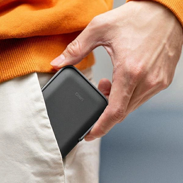 Powerbank Uniq Hoveo 5000mAh magnetic USB-C 20W PD - gray