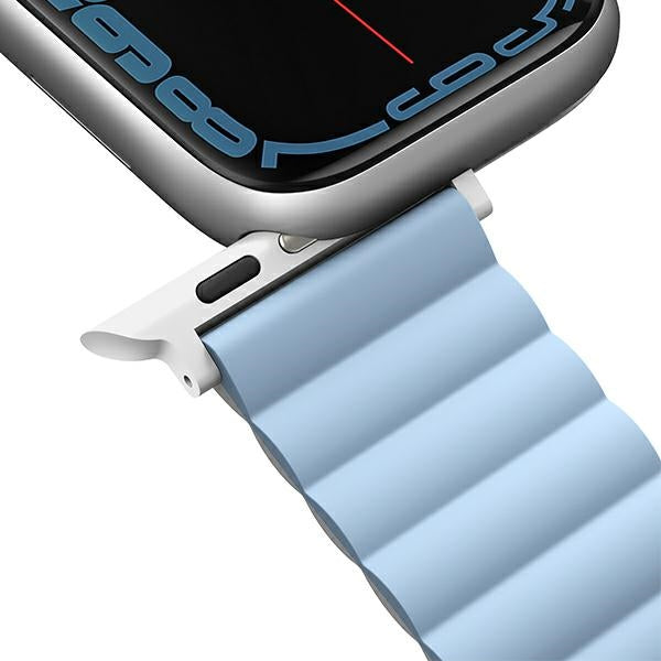 Uniq Revix strap for Apple Watch 1/2/3/4/5/6/7/8/SE/SE2/Ultra 42/44/45/49mm - white and blue