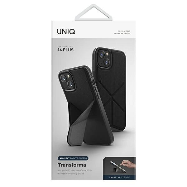 Uniq Transforma Magclick Charging case for iPhone 14 Plus - black