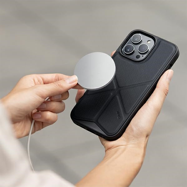 Uniq Transforma Magclick Charging case for iPhone 14 Plus - blue