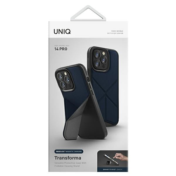 Uniq Transforma Magclick Charging case for iPhone 14 Pro - blue