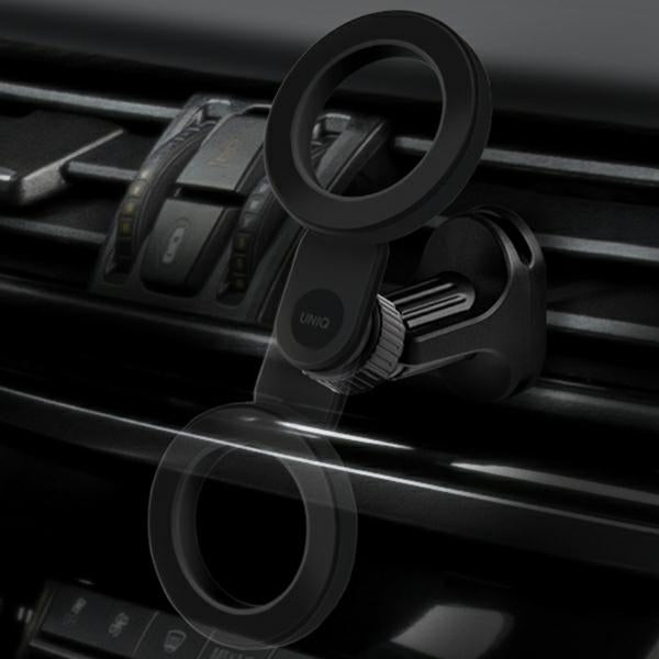 Uniq Trelix Car magnetic car holder for air vent - black