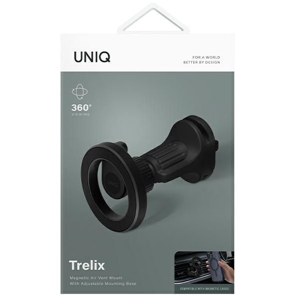 Uniq Trelix Car magnetic car holder for air vent - black