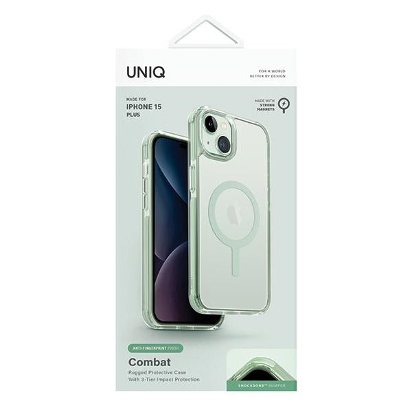 Uniq Combat Magclick Charging case for iPhone 15 Plus / 14 Plus - mint