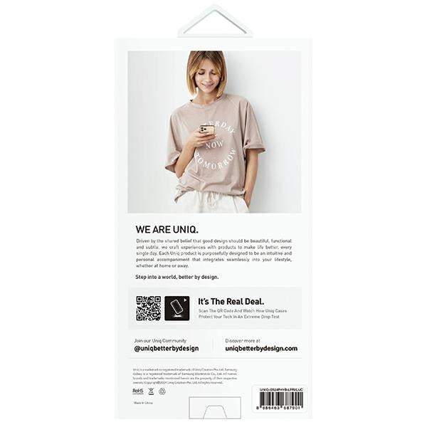 Uniq LifePro Xtreme case for Samsung Galaxy S24+ - transparent and glitter