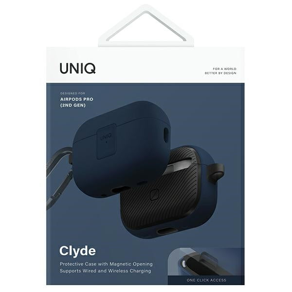 Uniq Clyde Lock Case for AirPods Pro 2 (2022/2023) - blue-dark gray