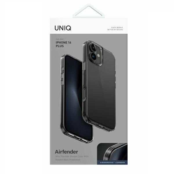 Uniq Air Fender iPhone 16 Plus Case - Gray