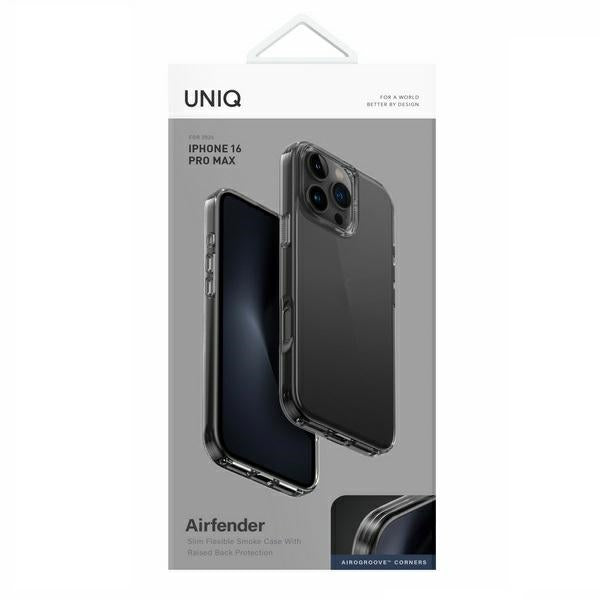 Uniq Air Fender Case for iPhone 16 Pro Max - Gray