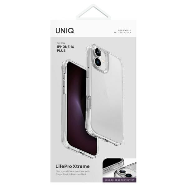 Uniq LifePro Xtreme Case for iPhone 16 Plus - Clear