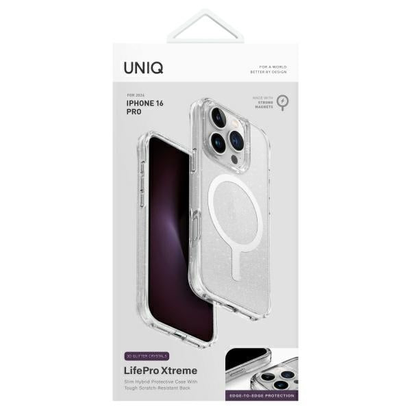 Uniq LifePro Xtreme Magclick Charging Case for iPhone 16 Pro - Clear
