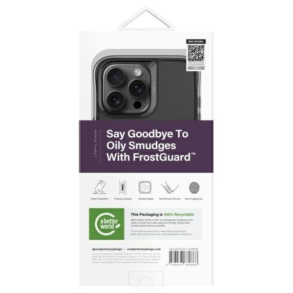 Uniq LifePro Xtreme Magclick Charging Case for iPhone 16 Pro Max - Gray