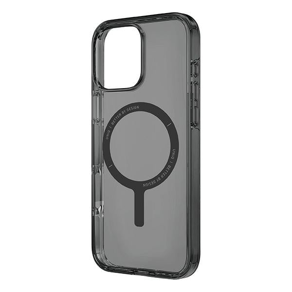 Uniq Clario case iPhone 16 Pro 6.3" Magclick Charging smoke/smoke
