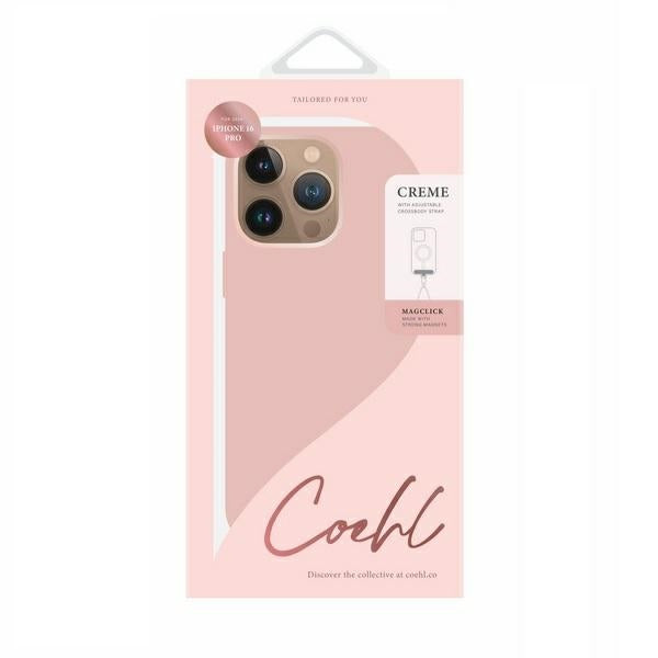Uniq Coehl Creme iPhone 16 Pro 6.3" Magnetic Charging case pink/ballet pink