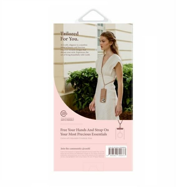 Uniq case Coehl Creme iPhone 16 Pro Max 6.9" Magnetic Charging pink/ballet pink