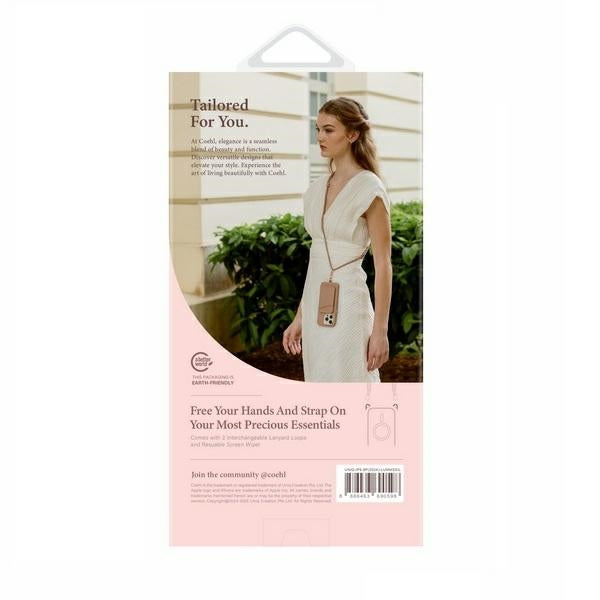 Uniq Coehl Lumino Magnetic Charging case for iPhone 16 Pro Max - silver