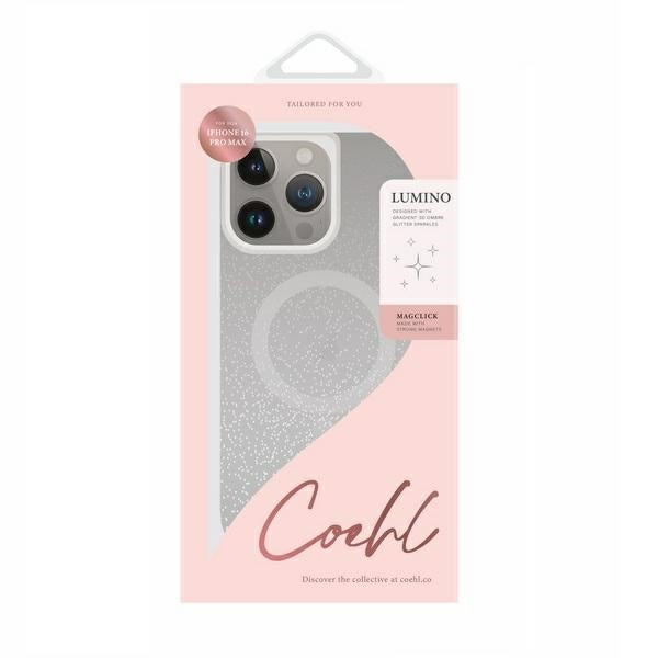 Uniq Coehl Lumino Magnetic Charging case for iPhone 16 Pro Max - silver
