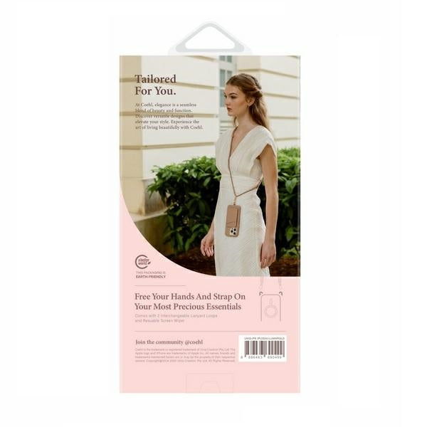 Uniq Coehl Lumino Magnetic Charging Case for iPhone 16 Pro - Gold