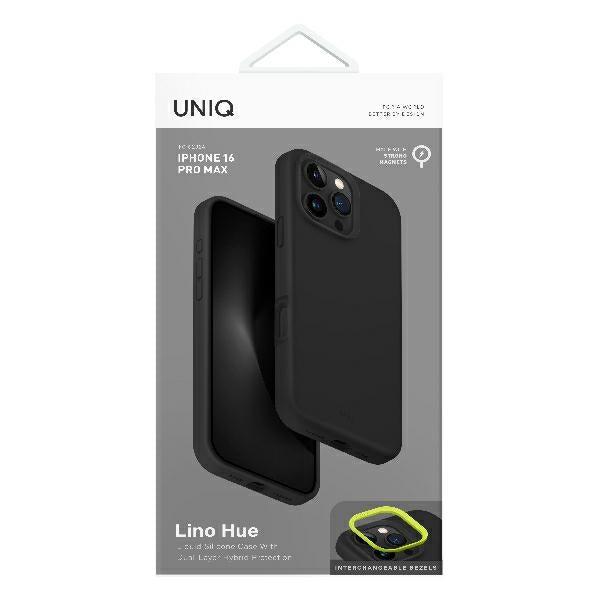 Uniq Lino Hue Magclick Charging Case for iPhone 16 Pro Max - Gray