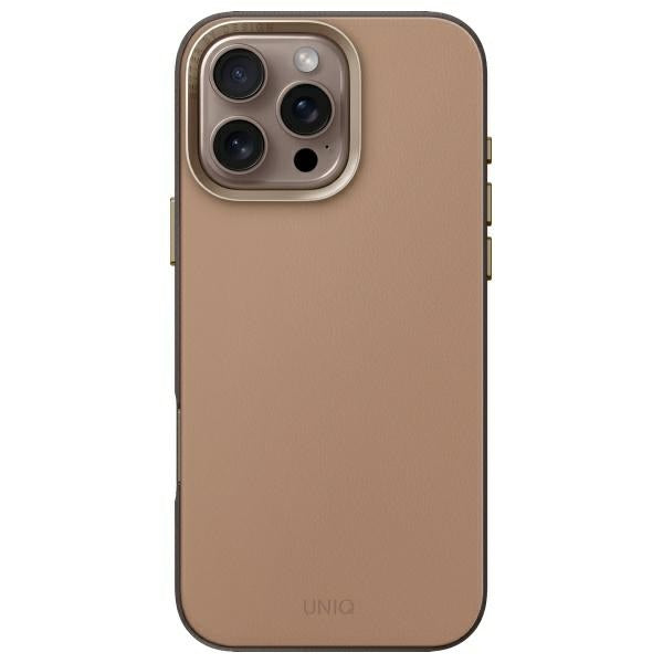 Uniq Lyden DS iPhone 16 Pro 6.3" Magclick Charging case brown-gray/flint gray