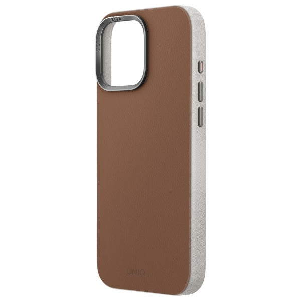 Uniq Lyden DS iPhone 16 Pro 6.3" Magclick Charging Case Caramel/Caramel-Ivory