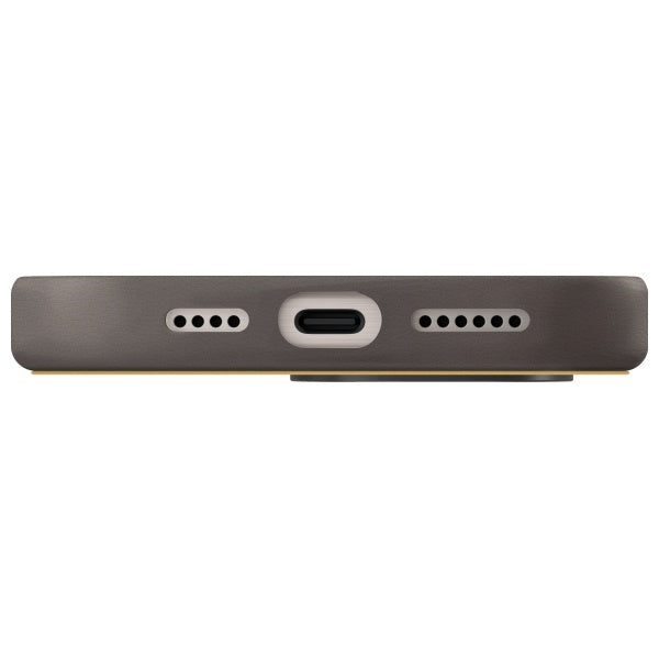 Uniq Lyden DS iPhone 16 Pro 6.3" Magclick Charging case yellow-gray/yellow-gray
