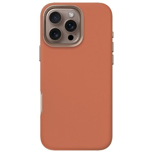 Uniq Lyden iPhone 16 Pro 6.3" case Magclick Charging terracotta