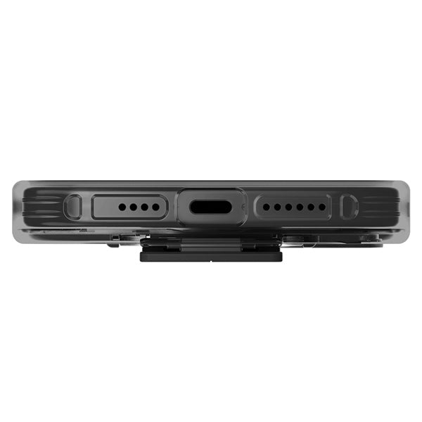 Uniq Heldro Mount case with Stand iPhone 15 Pro 6.1" smoke/vapor smoke