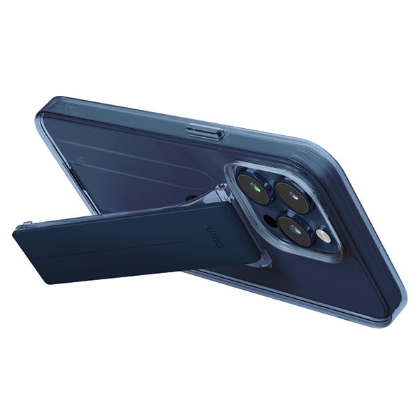 Uniq case Heldro Mount with Stand iPhone 15 Pro Max 6.7" blue/ultamarine deep blue