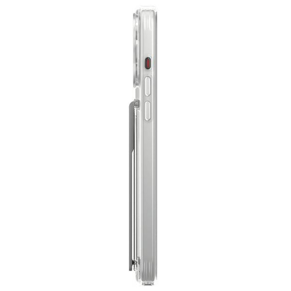 Uniq case Heldro Mount with Stand iPhone 15 Pro Max 6.7" transparent/lucent clear