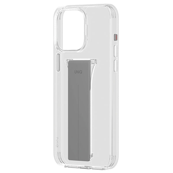 Uniq case Heldro Mount with Stand iPhone 15 Pro Max 6.7" transparent/lucent clear
